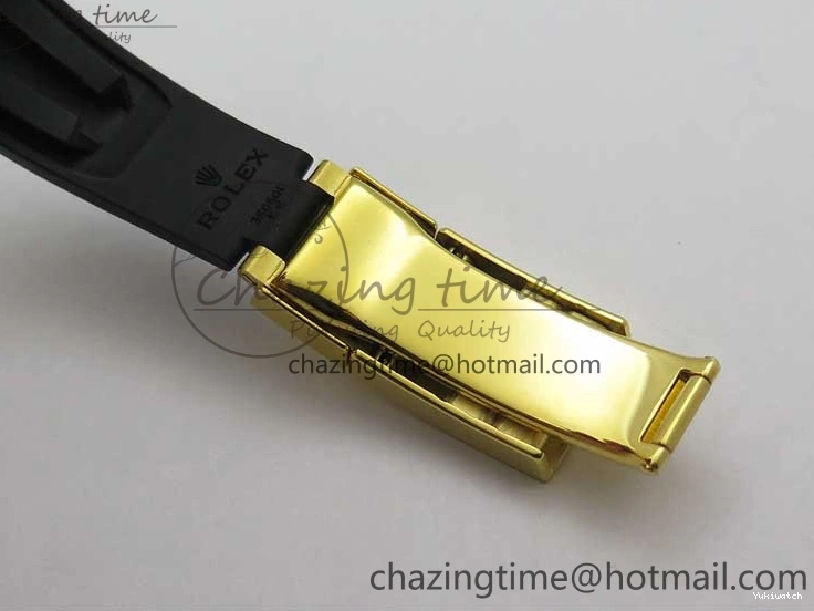 Best Diamonds 116518 Edition 904L Case Strap) SA4130 V4 1:1 Extra SS Noob Goid Plated on Strap Daytona Dial Rubber YG Black (Free 0521